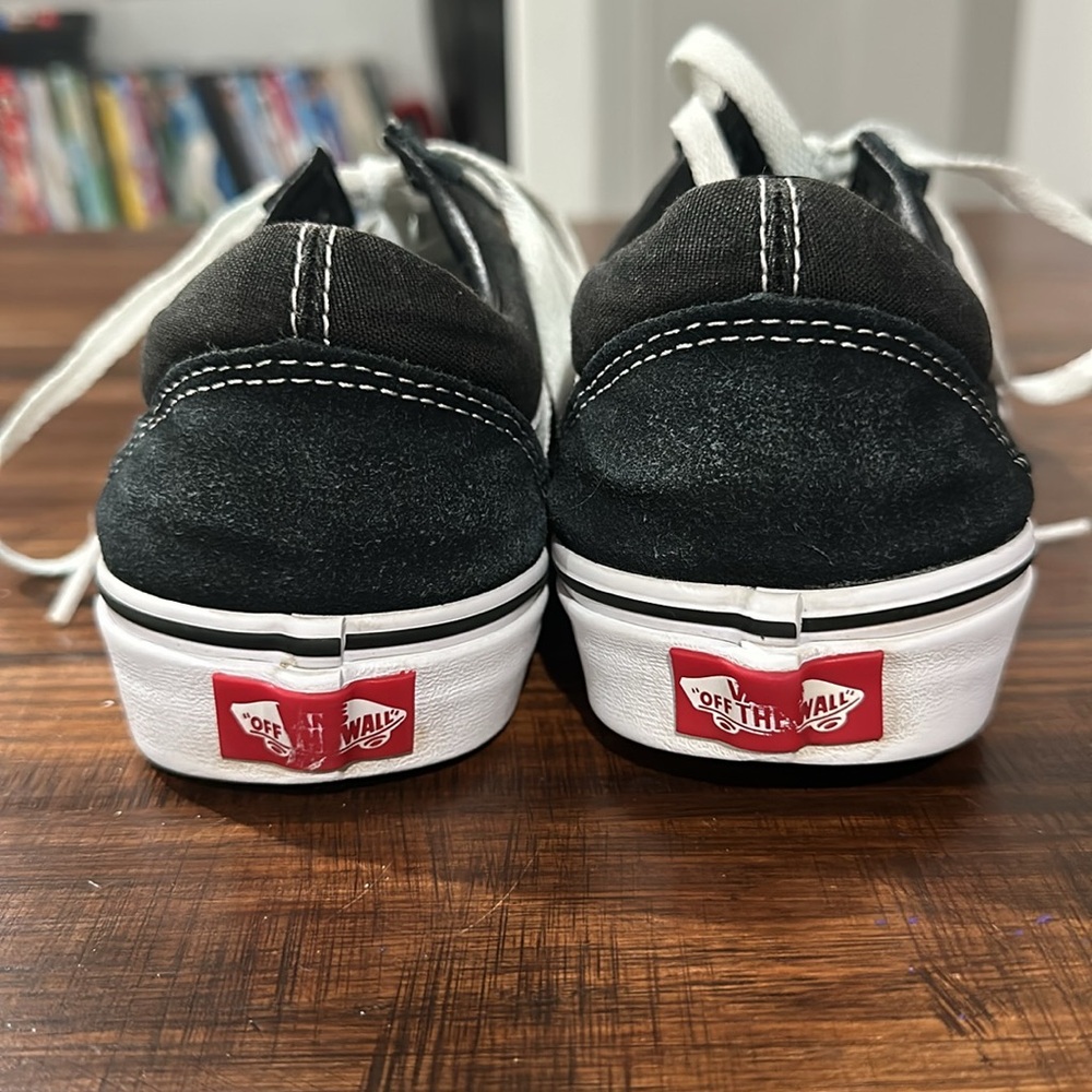Vans Black suede Old Skool Skater Shoes Women’s 8.5/Mens 7 - Picture 5 of 10